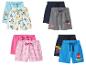 Quatre ensembles de shorts pour enfants: thèmes Bluey & Bingo, Cars, Peppa Pig et Spider-Man.