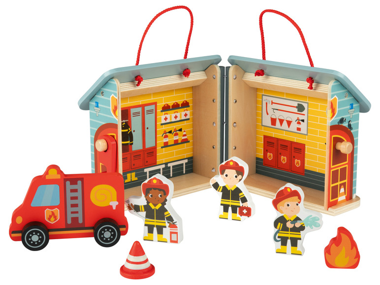 Aller en mode plein écran : Set de jeu transportable en bois - Image 2