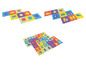 Tapis d'éveil pour enfants avec des lettres, des chiffres et des formes.
