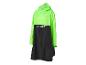 Poncho de pluie Crivit vert néon et noir.