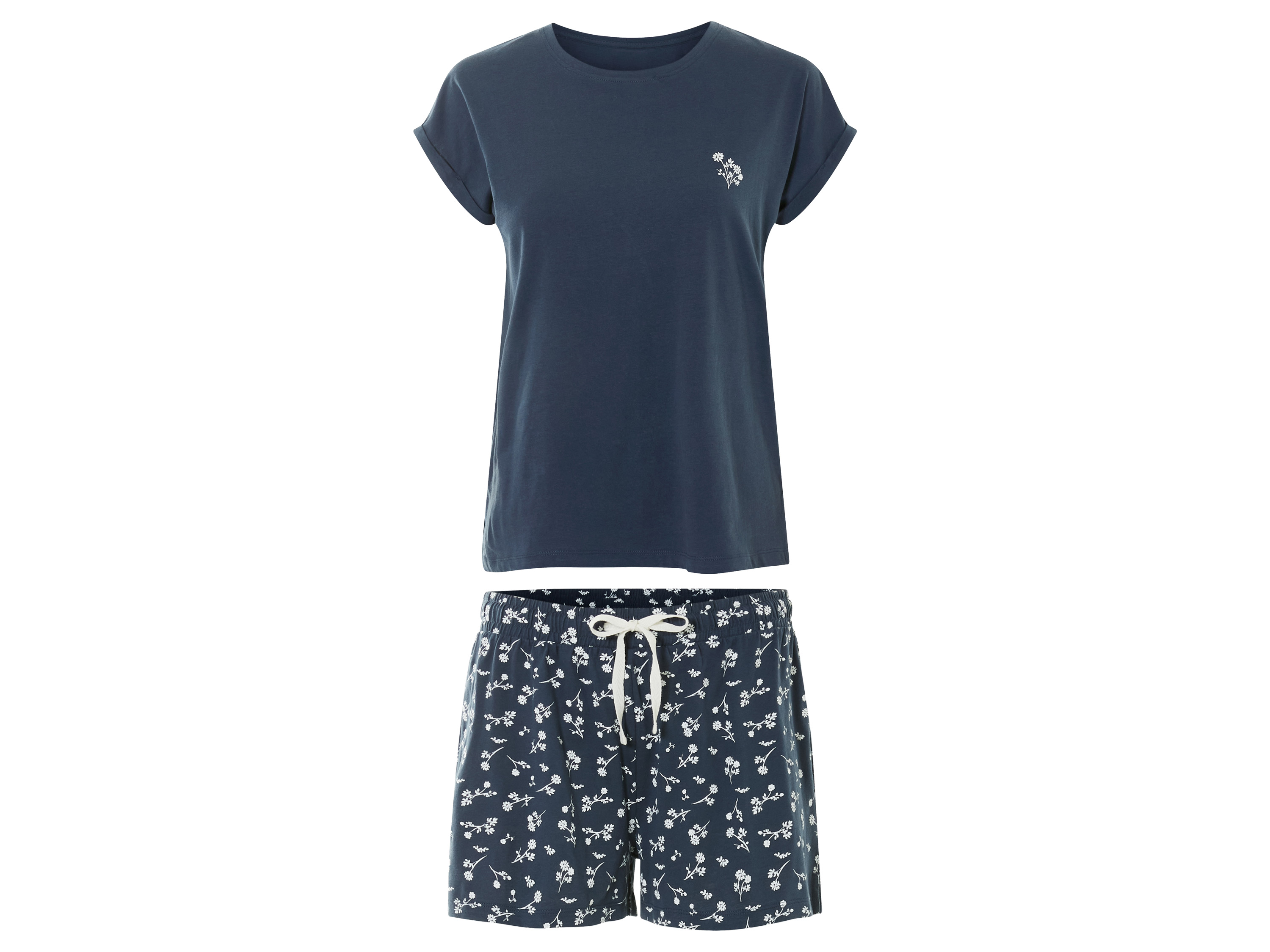 esmara® Ensemble pyjama femme (bleu foncé, S(34/36))