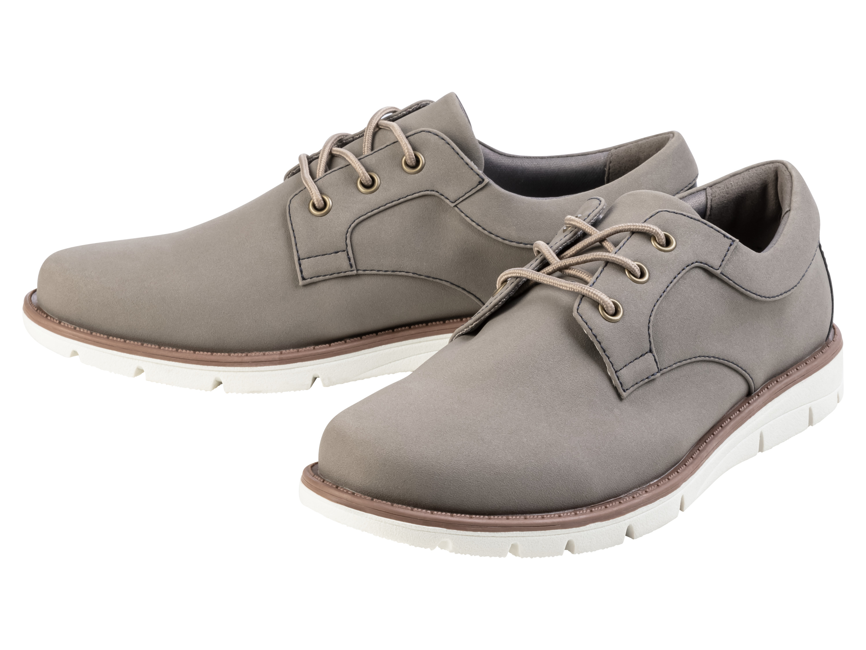 LIVERGY® Chaussures homme (beige/bleu marine, 42)