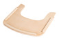 Plateau en bois pour une chaise d'enfant.