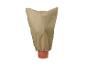 Housse de protection beige pour plantes en pot