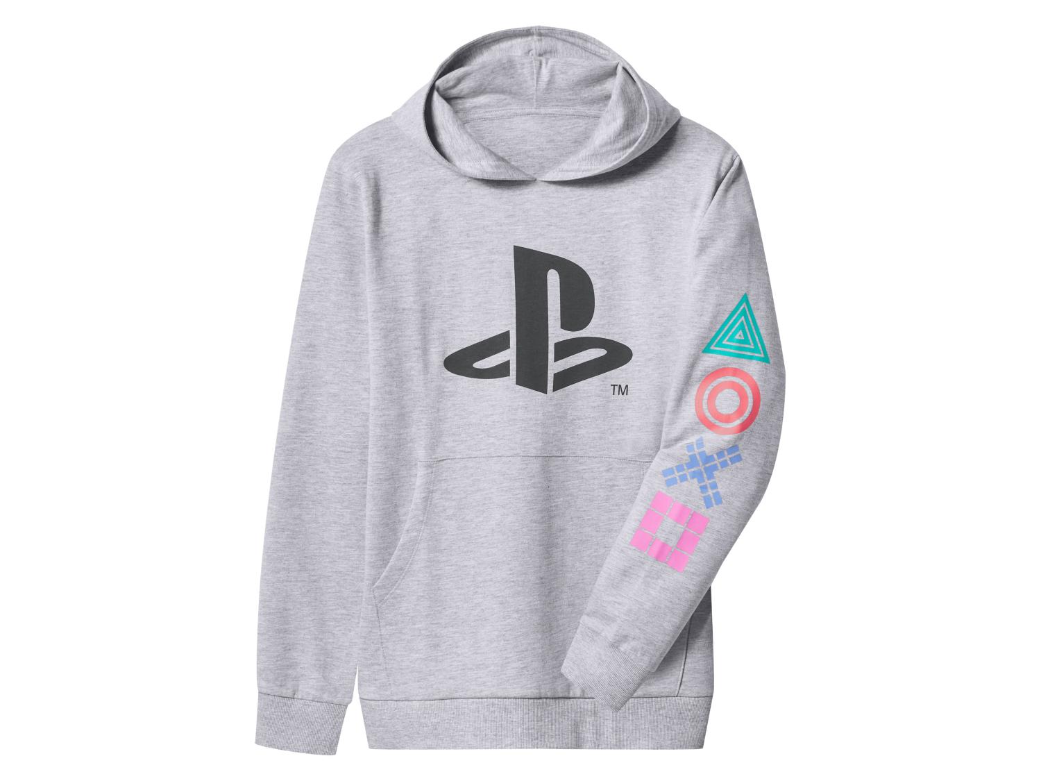 Sweat à capuche 'Playstation' - Blanc - Ado garçon - 25.00€ - Kiabi