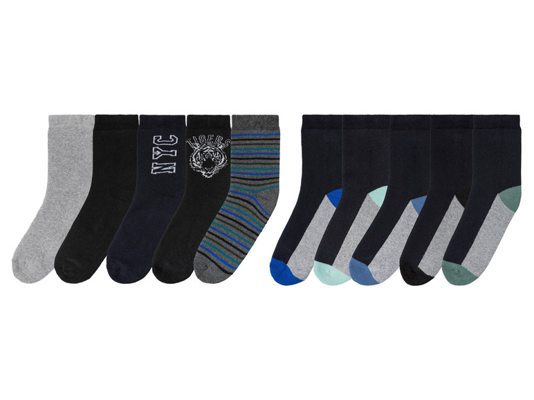 Aller en mode plein écran : pepperts!® Lot de 5 paires de chaussettes thermiques enfant - Image 1