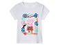 T-shirt blanc Peppa Pig, thème tropical.