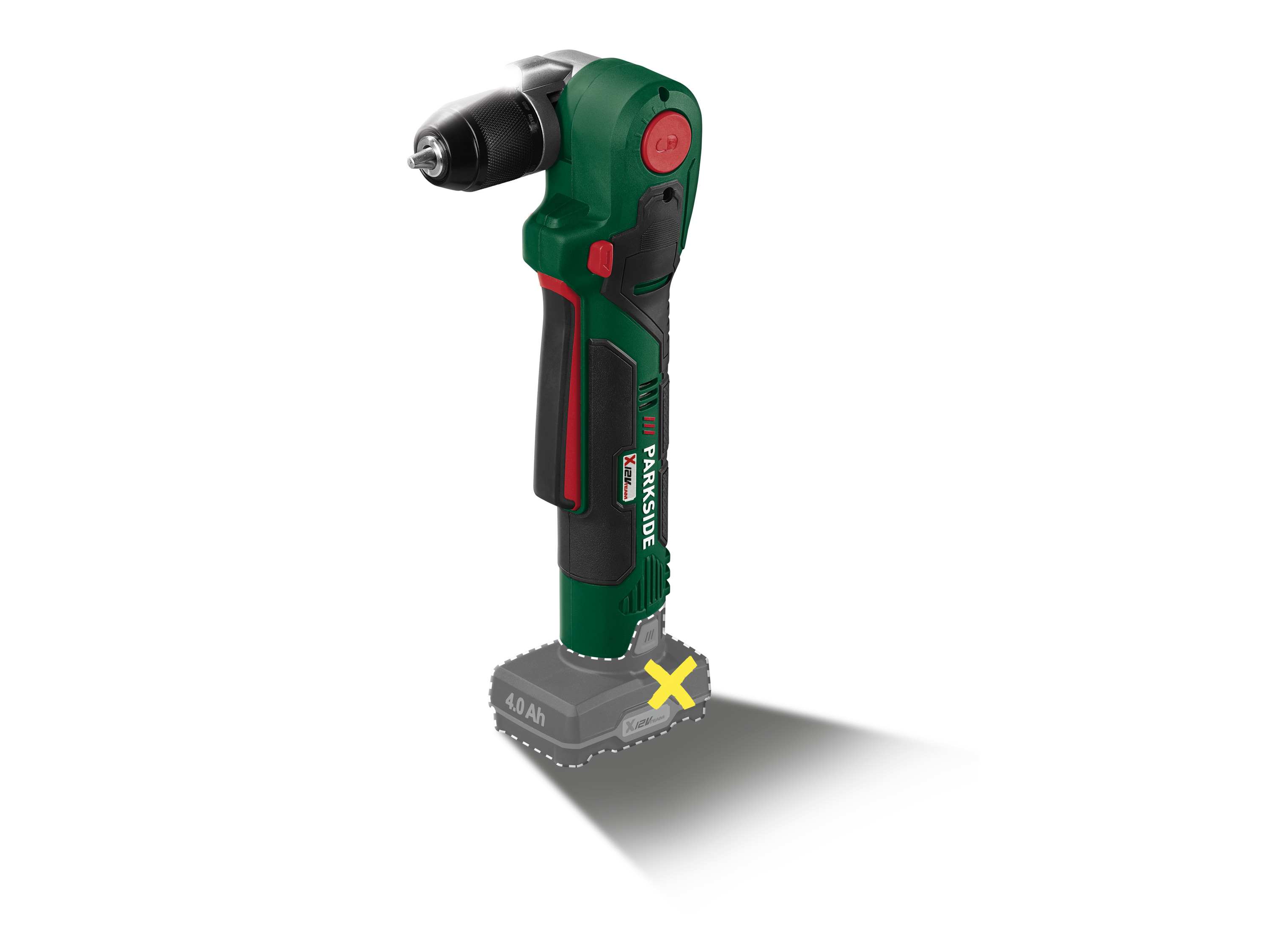PARKSIDE® Perceuse d’angle sans fil PWBSA 12 B2