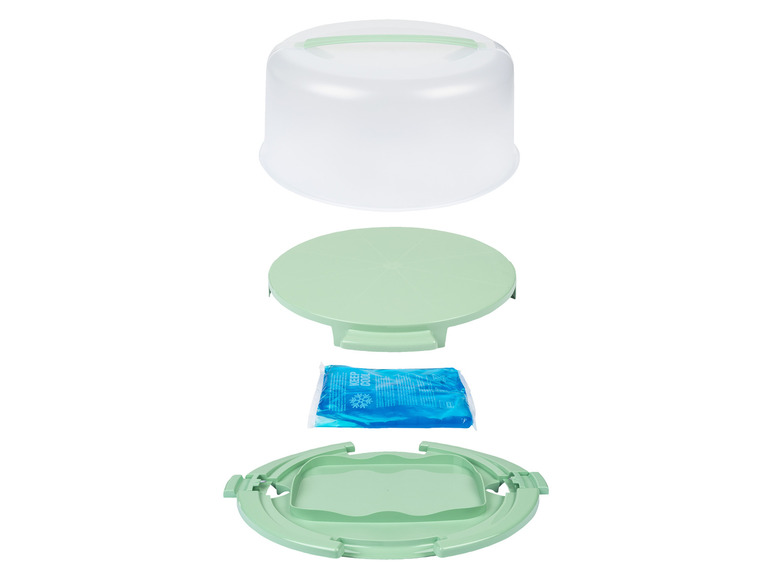 Aller en mode plein écran : ERNESTO® Lot de 2 boîtes repas fraîcheur / Boîte fraîcheur / Cloche à gâteau fraîcheur - Image 11