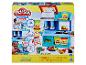 Jeu Play-Doh Kitchen Creations sur le thème du restaurant et des outils de cuisson.