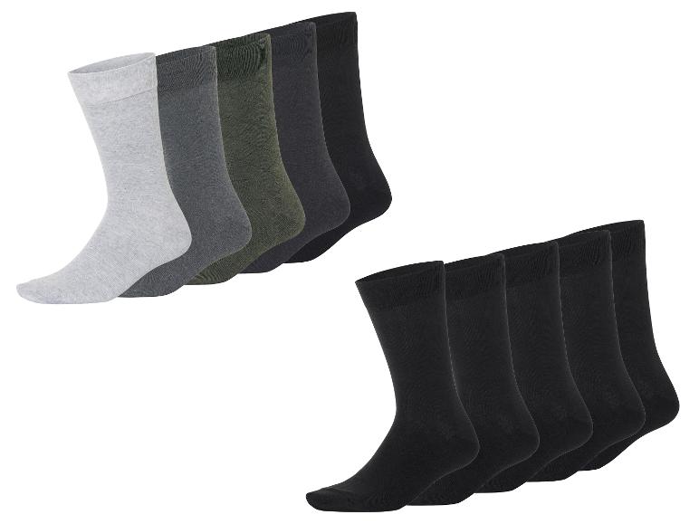 Chaussettes pour hommes : six paires de couleurs assorties et six paires noires.