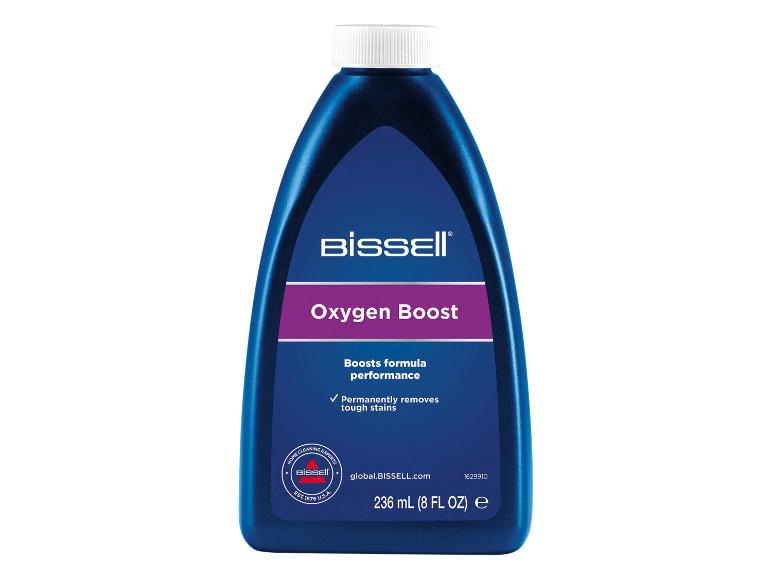 Bouteille BISSELL Oxygen Boost pour améliorer la formule de nettoyage et enlever les taches.