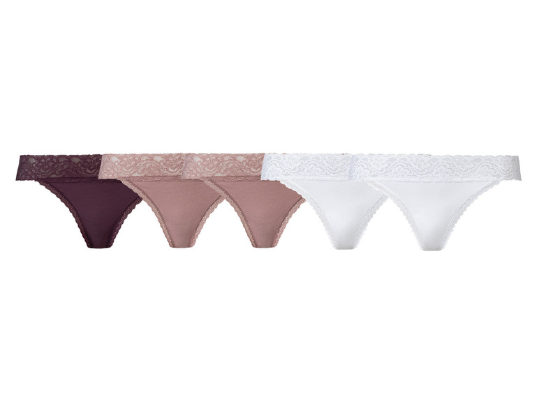 Aller en mode plein écran : esmara® Lot de 5 strings à dentelle femme - Image 12
