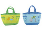 Deux petits sacs avec des motifs de canard et d'éléphant.
