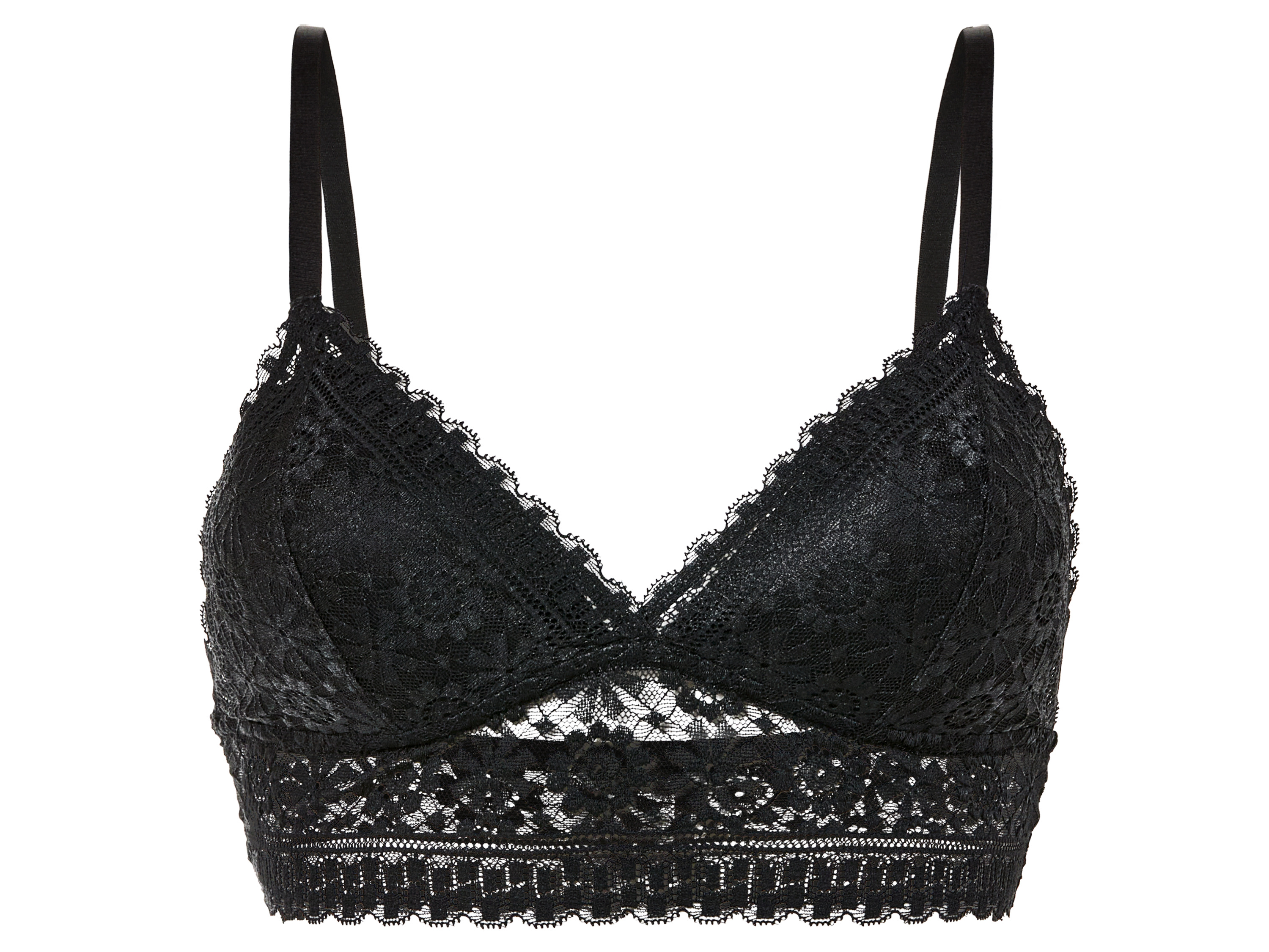 esmara® Soutien-gorge bustier en dentelle femme (noir)