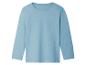 T-shirt bleu clair à manches longues pour enfant.