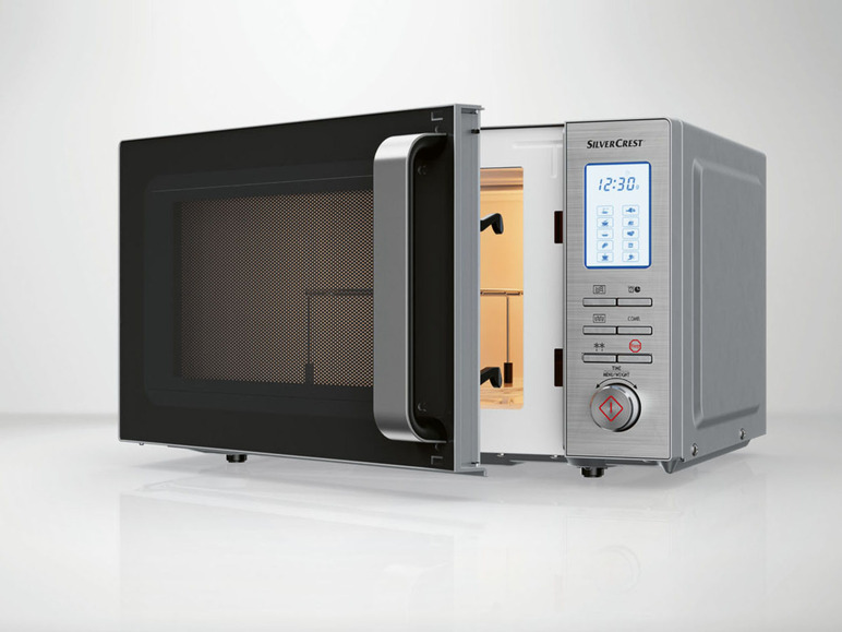 Four à micro-ondes numérique SMW 800 F2 silver, 1200 W