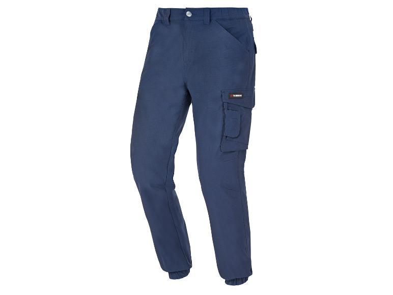 Pantalon cargo Parkside bleu marine.