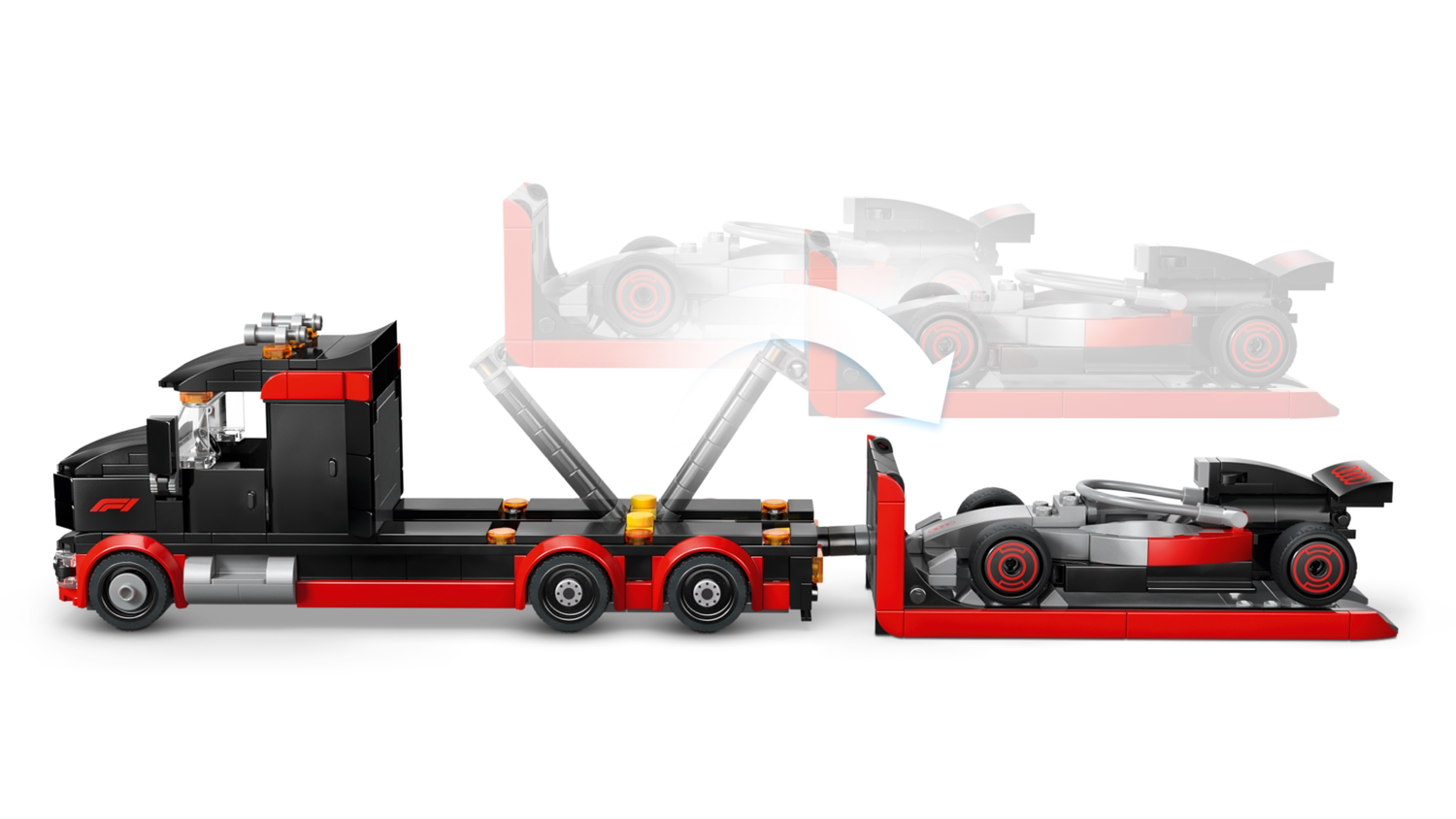 LEGO® City 60493 Camion de F1® avec voiture de course de F1® Audi - vue 3