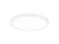Plafonnier blanc et rond avec un profil mince