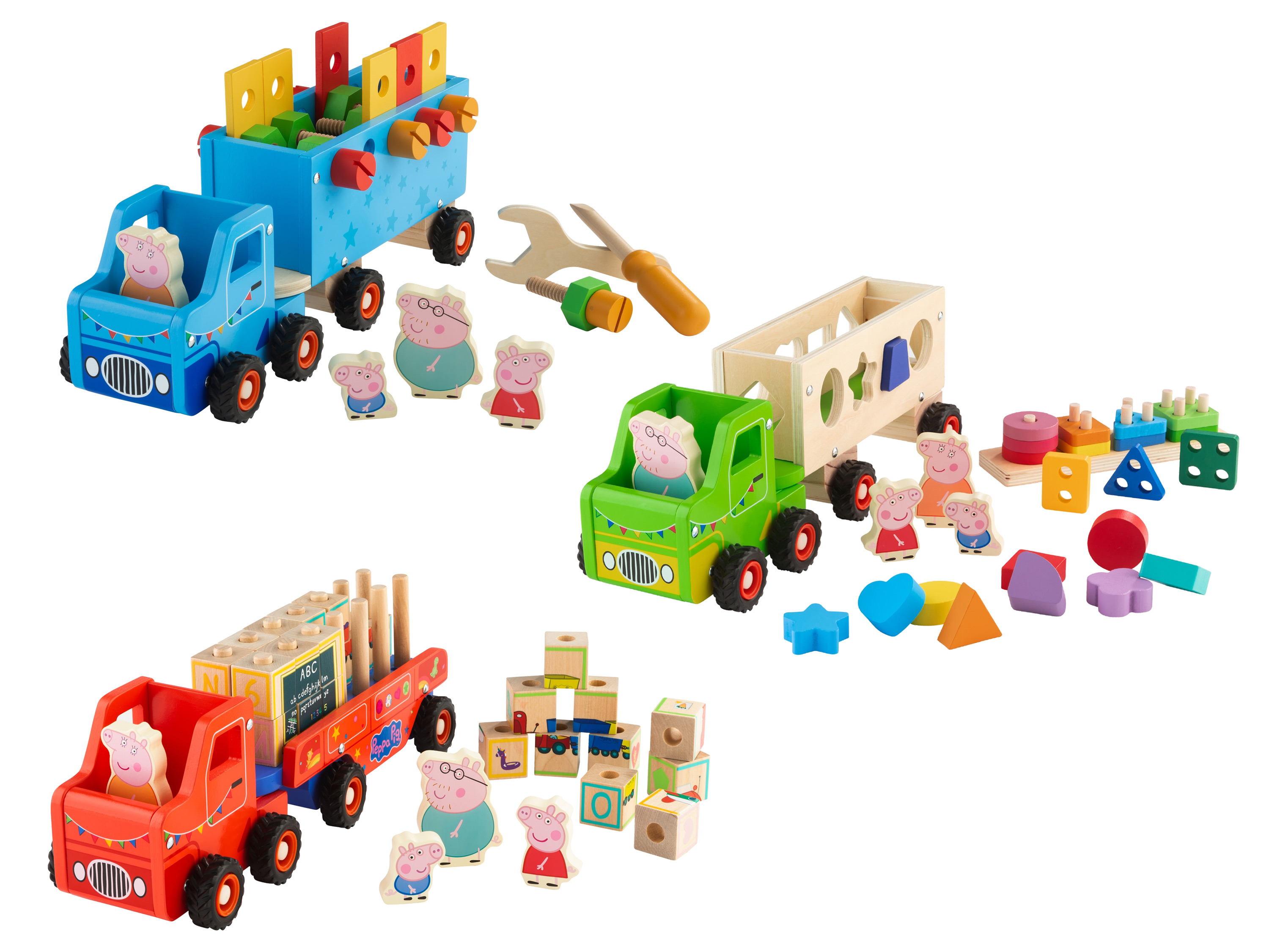 Camion en bois Peppa Pig