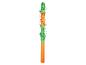 Piñata orange et verte pour fête.