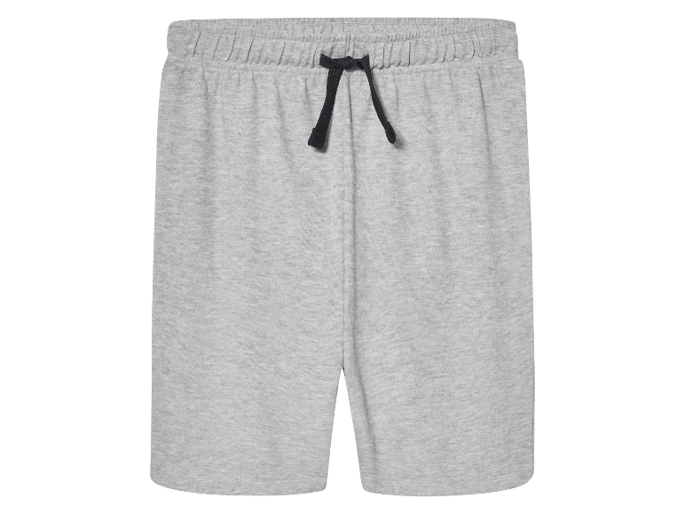 Shorts gris avec cordon.