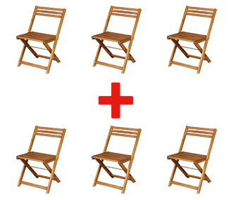 LIVARNO home Lot de 6 chaises SEVILLA