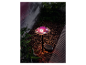 Lampe solaire décorative en forme de champignon pour jardin.