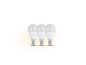 Trois ampoules LED rondes.