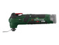 Un outil multifonction Parkside X 12V Team vert avec un couteau