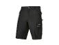 Short de travail Parkside noir avec poches multiples.