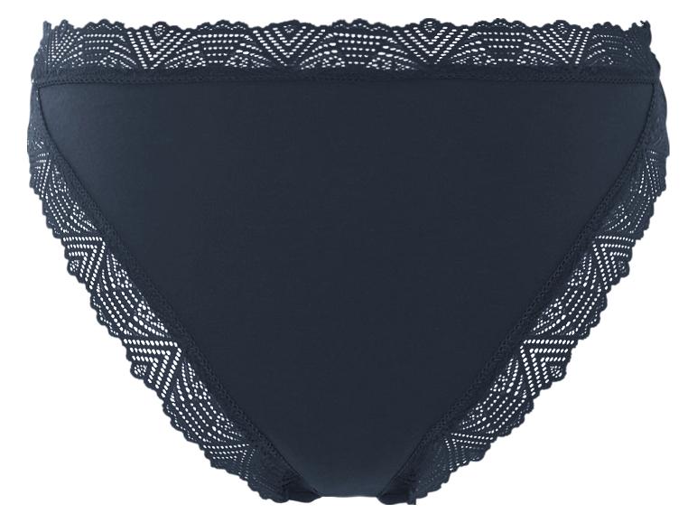 Culotte bleu foncé avec dentelle