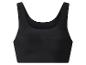 Soutien-gorge de sport noir sans coutures