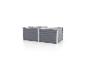 Jardinière surélevée rectangulaire en métal gris