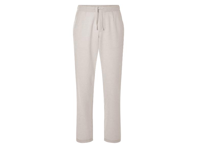 Pantalon de jogging beige clair.
