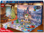 Calendrier de l'avent pour enfants avec jouets et plateau de jeu sur le thème du château de contes.