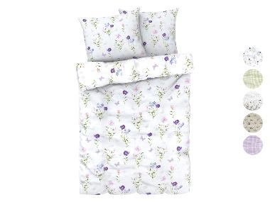 LIVARNO home Parure de lit en satin microfibre, 240 x 220 cm