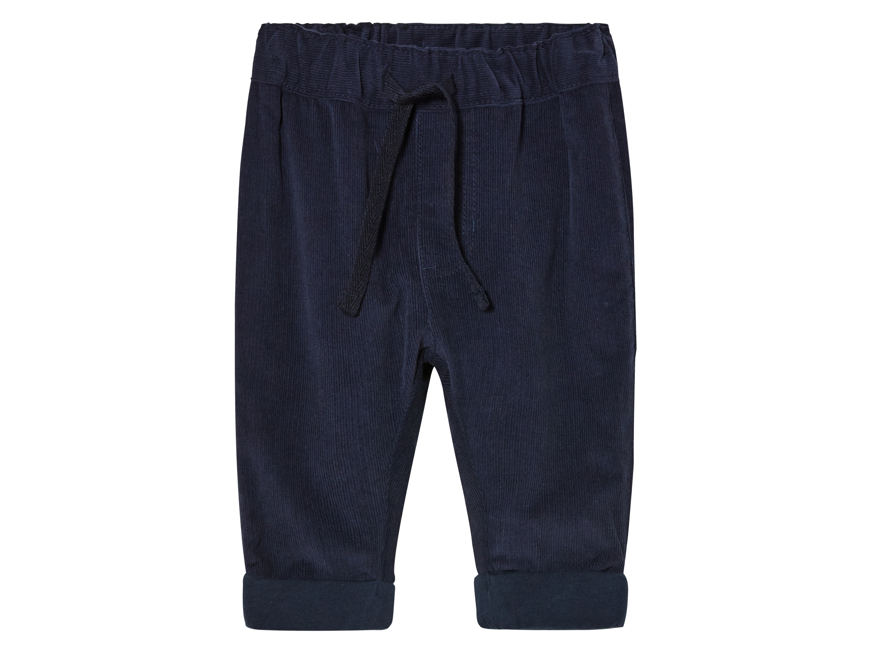 lupilu® Pantalon en velours bébé (0-2 mois, bleu foncé)