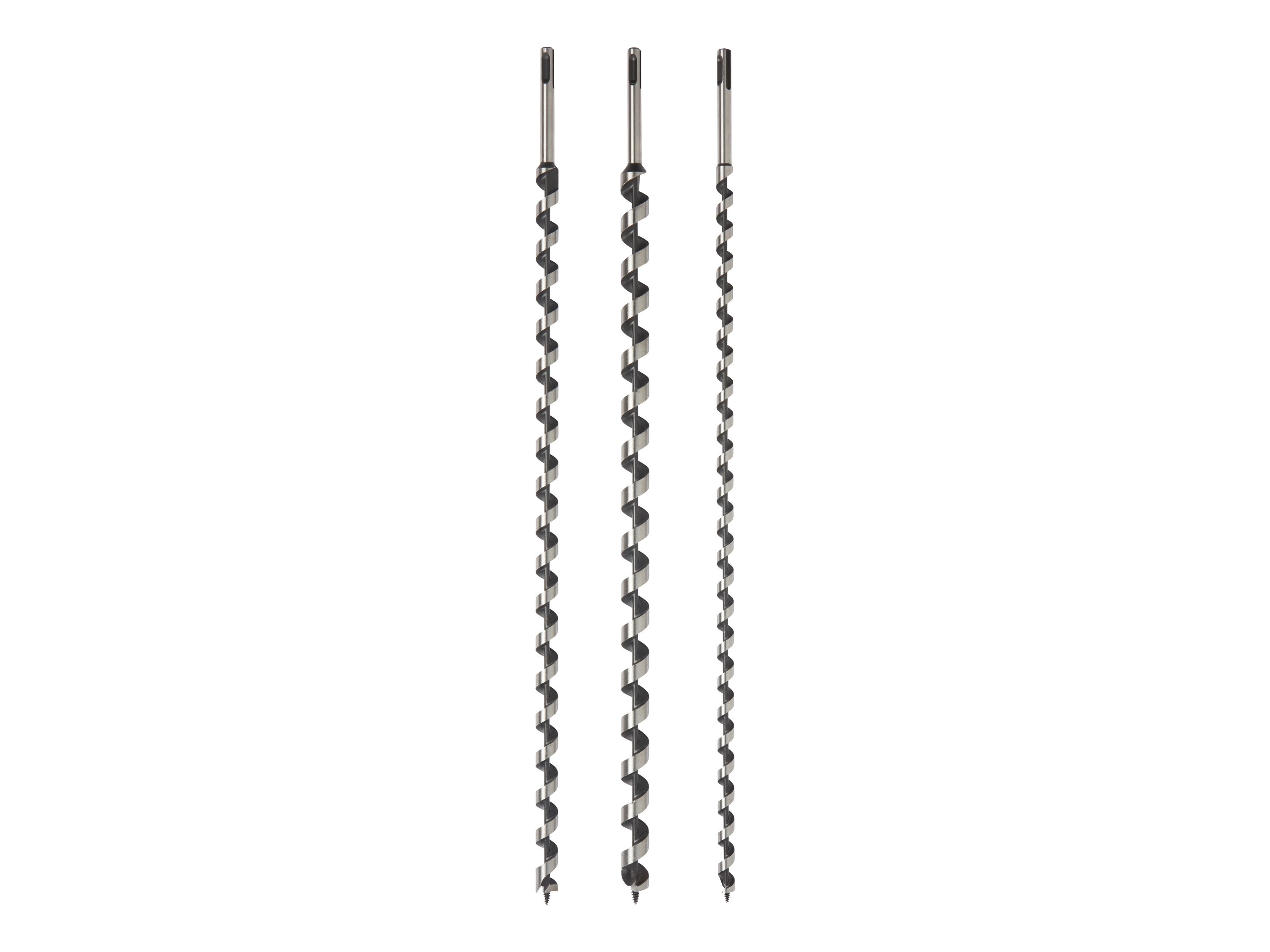 PARKSIDE® Burins longs ou Mèches à spirale ou Forets à pierre (mèches à spirale, 3 pièces)