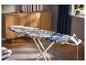 Housse de table à repasser premium en coton W5 avec motif de feuilles bleu et blanc