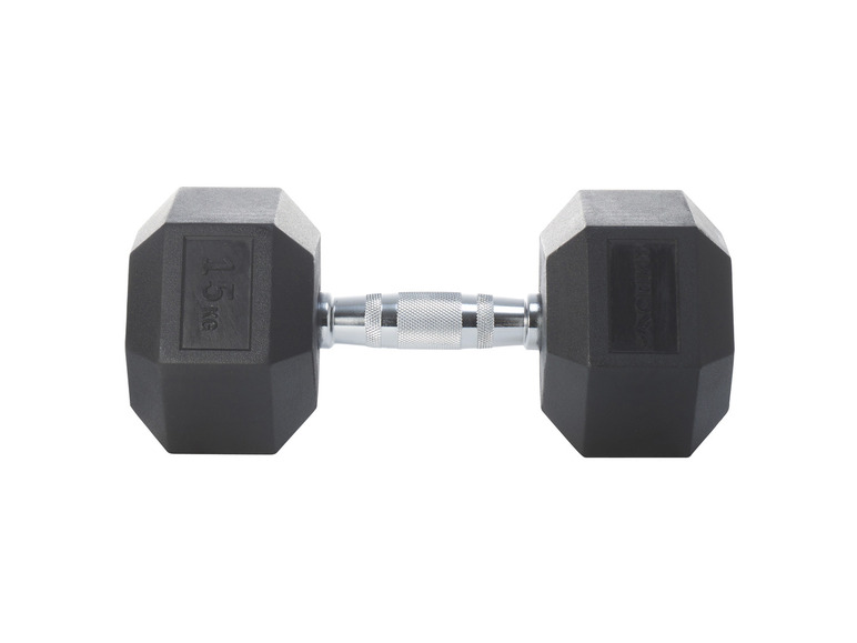 CRIVIT Haltère hexagonal, 15 kg