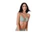 Soutien-gorge et bas assortis, couleur vert sauge.