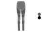 Legging de compression Spyder gris avec détails de design, avec options de couleur grise et noire.