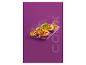 Quatre tartelettes garnies dans un moule violet.