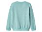 Sweat-shirt à manches longues bleu clair pour femme, vue arrière
