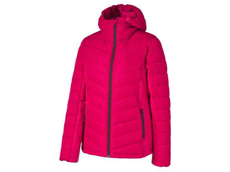Veste matelassée rose à capuche