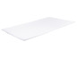 Un matelas blanc avec une texture ondulée.