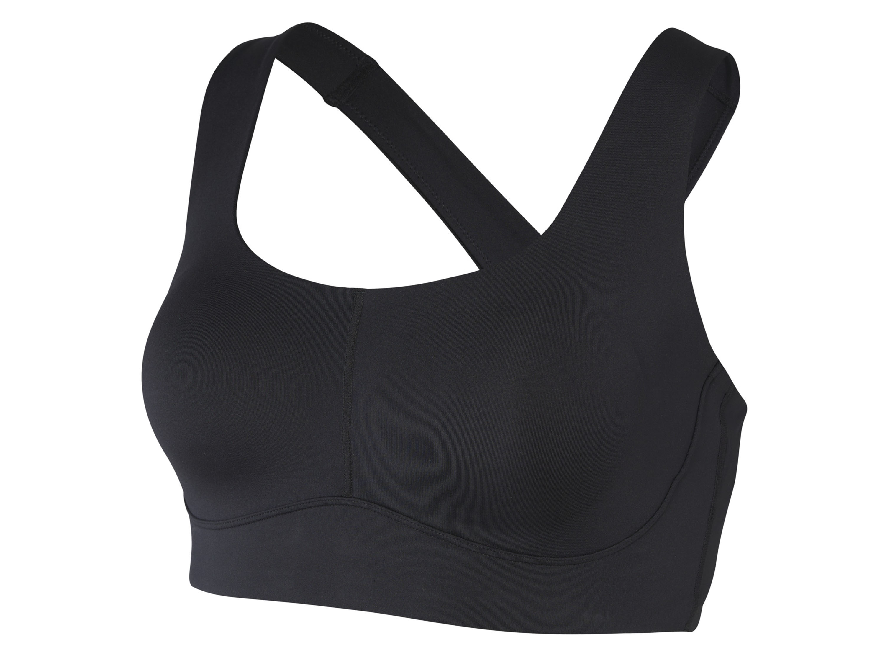 CRIVIT Brassière de sport femme (noir, S(34/36))