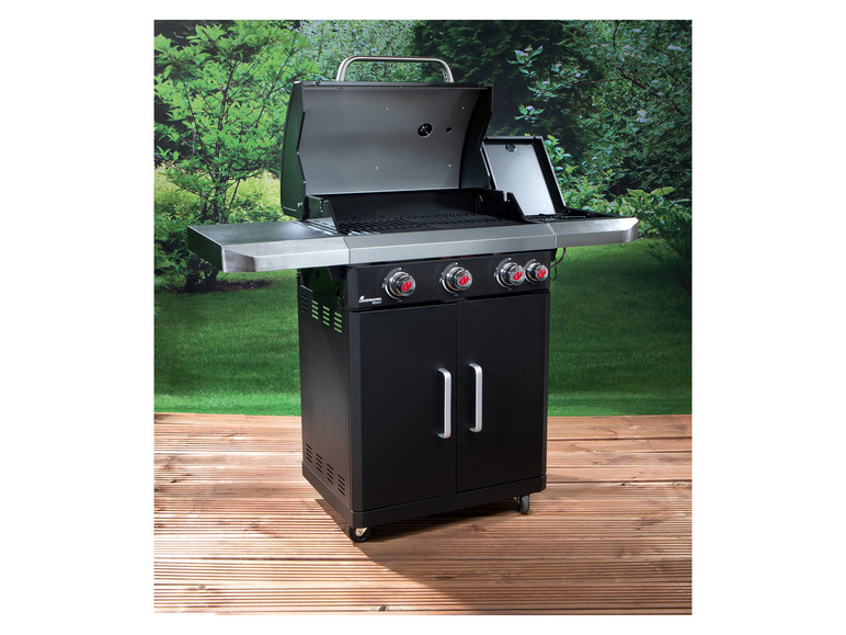 Aller en mode plein écran : LANDMANN Barbecue à gaz Rexon, 3 ou 4 brûleurs, avec réchaud latéral - Image 13